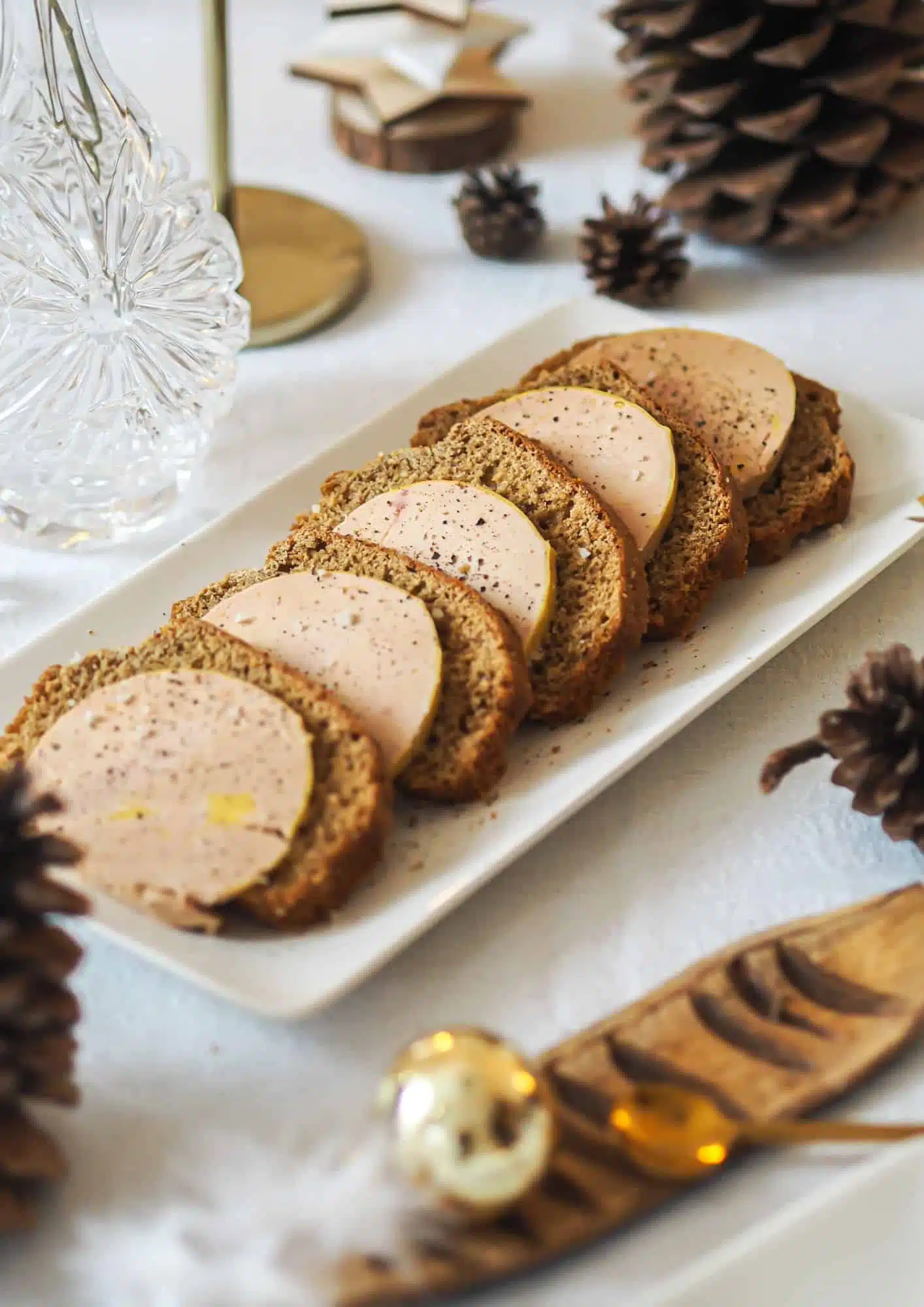 Toast de foie gras et pain d’épices maison