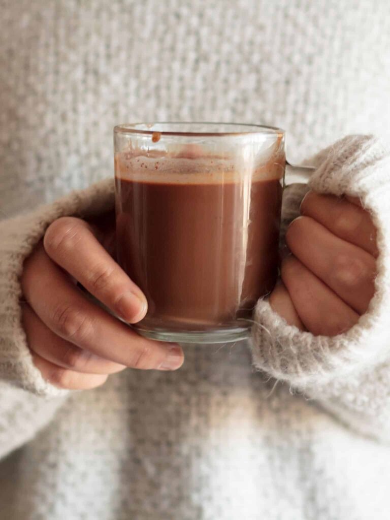 Chocolat chaud réconfortant