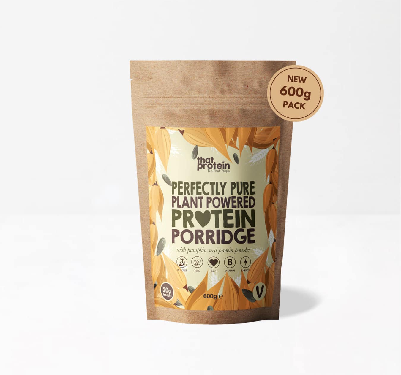 Porridge de protéines pures et bio Pumpkin Seed